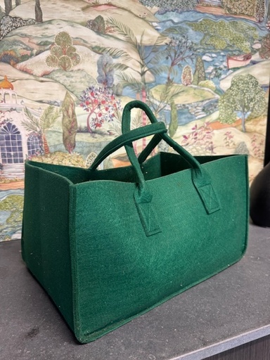 [21.02.638.2] Houtblokkenzak GROEN 50 x 34 x 27cm