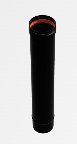 [3040208] Tube 50 cm diam 80 noir SW