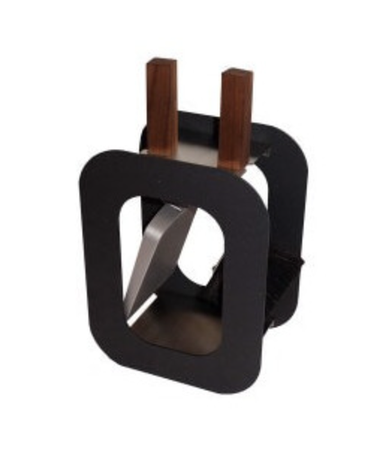 [21.02.111.2] Garniture de cheminée cubique époxy anthracite