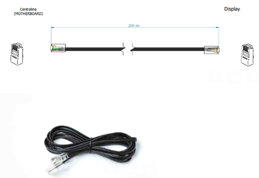 [IS0017100000E00] Solzaima - câble du display pour G10