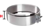 [4017062-NSAT] Collier d'union diam 150 SW Haut en noir