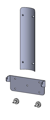 [86122] DRU - Bevestigingsset Vidar Triple Small, Wall, VT Medium, Wall, VT Large, Wall