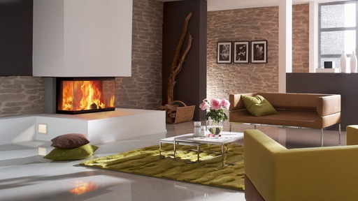 [64362] DRU - Arte 3RL-80h-4S, D=250, chamotte noir, cadre massif à 8 côtés