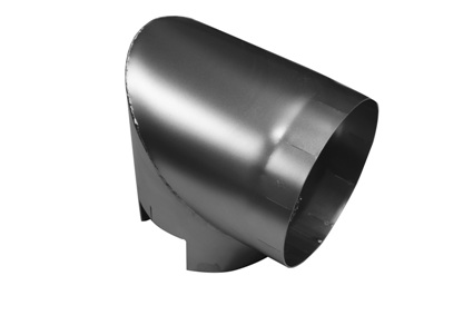 [64786] SPARTHERM - Conduit supplémentaire d'air frais d'arrière vers le bas Ø150 pour Arte U