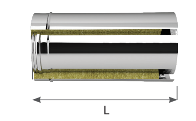 [3042981-NSAT] Extension téléscopique noir dp 80 L= 325mm
