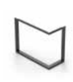 [CORNICE/80/58/DX]  Jolly Mec - PROFIL METALIQUE NOIR 