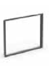 [CORNICE/80]  Jolly Mec - Profil métallique noir pour finition contour foyer
