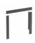 [SET/TAMP/80X80/AC/M]  Jolly Mec -  Jeu de 3 bandes de tôle pour finition module foyer. Pour SYNTHESIS 80 MODULAR IDRO