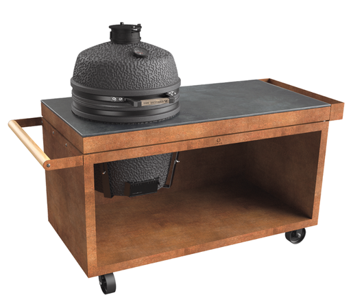 [O-K-T-150-PRO+-CCD] OFYR Kamado Table Corten 150 PRO+ Céramique Gris Anthracite