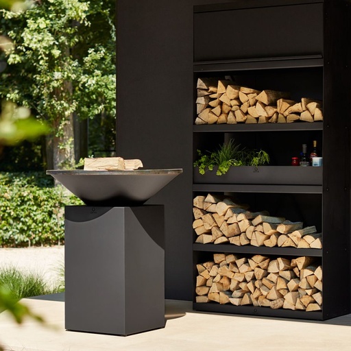 [WSB-100] OFYR Wood Storage Black 100
