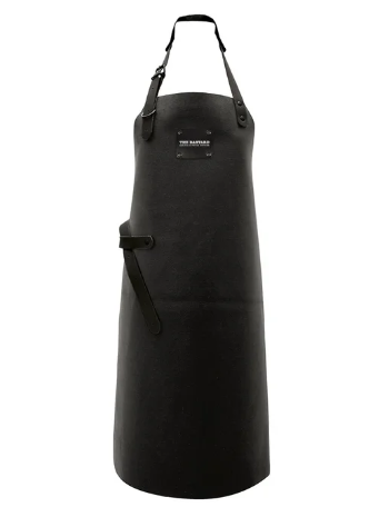 [BB400] Tablier en Cuir Noir (Kansas) The Bastard