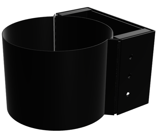[3063613-NSAT] BERTONCELLO CACHE SUPPORT Ø130 NOIR