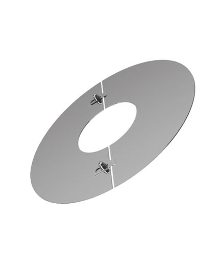 [4011643] ROSACE PLAT D.250 INOX OUVRABLE