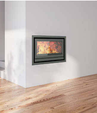 [PA2019G007] FOGO MONTANHA INSERT A BOIS E901 GRIS