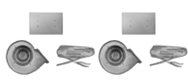 [PA1090G086] Kit Vent Vision Dual 2V 700m3/h 0Pa