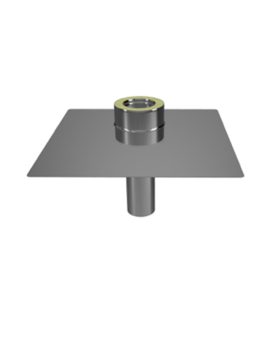 [3062371-NSAT] PLAQUE DE DÉPART MONO-DOUBLE Ø80 DP NOIR