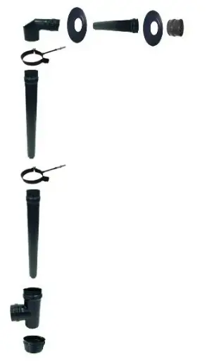 [Kitfumsp] Kit Ventouse simple paroi - Vente exclusive par internet