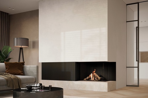 [46013] DRU - Maestro 80/2 RCH droite, lisse-noir, gaz naturel G20